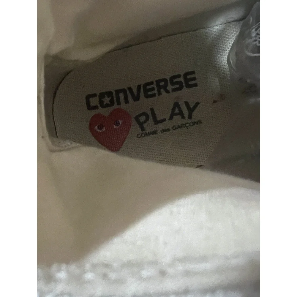 Converse Chuck 70 Hi Comme Des Garçons White Red Men's Size 9 150205C‎